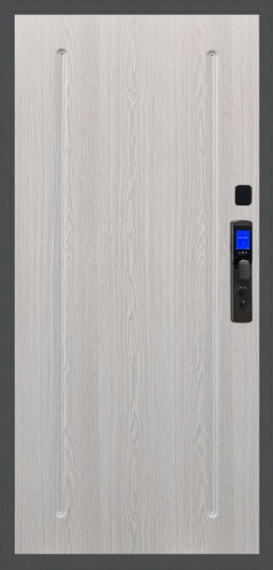 Входная дверь Баяр M2055 Face ID ФЛ-68, Цвет "Беленый дуб" - второе изображение